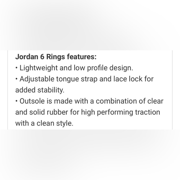Jordan 6 Rings - Picture 12 of 14
